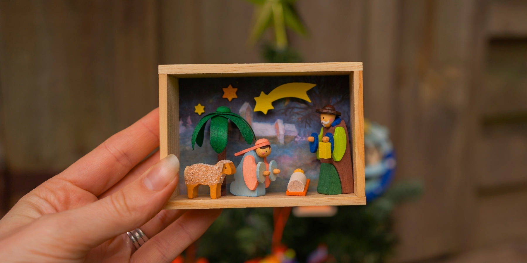 Graupner Wooden Christmas Miniatures handcrafted in Germany for Oskar's Wooden Ark in Australia