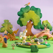 Wooden Animals and Figurines for imaginative small world play, from Oskar's Wooden Ark in Australia