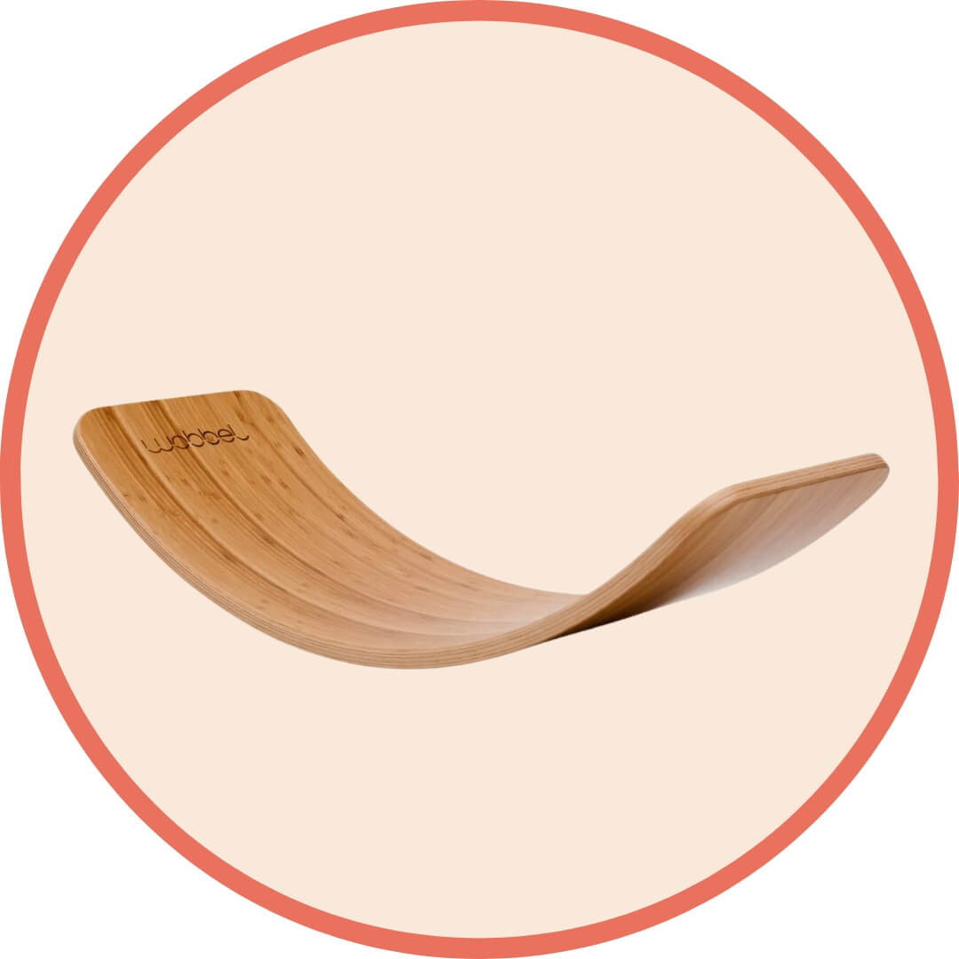 Wobbel Board Original Bamboo on sale at Oskar's Wooden Ark, Australia