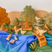 Small World Play Scene for imaginative play, from Oskar's Wooden Ark in Australia