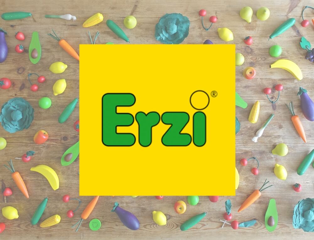 Erzi Toys - realistic wooden play food vegetables & fruits