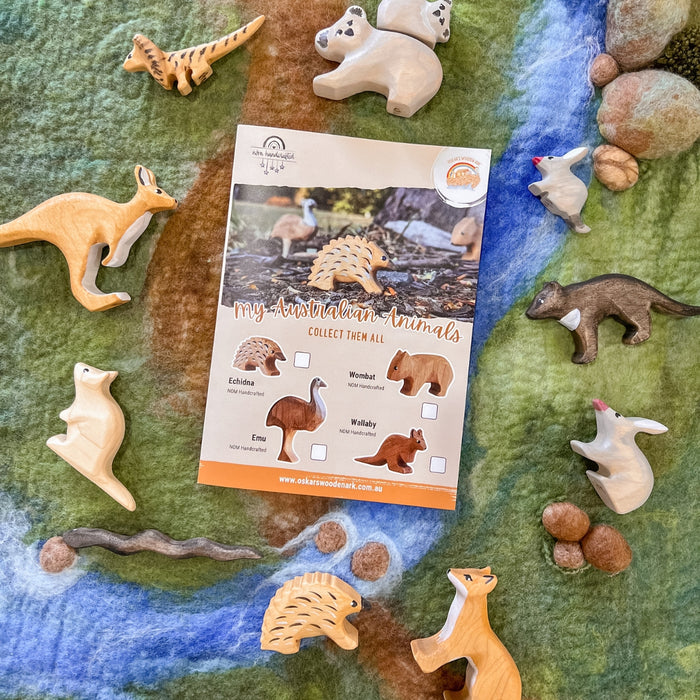 NOM Handcrafted Wooden Australian Animals