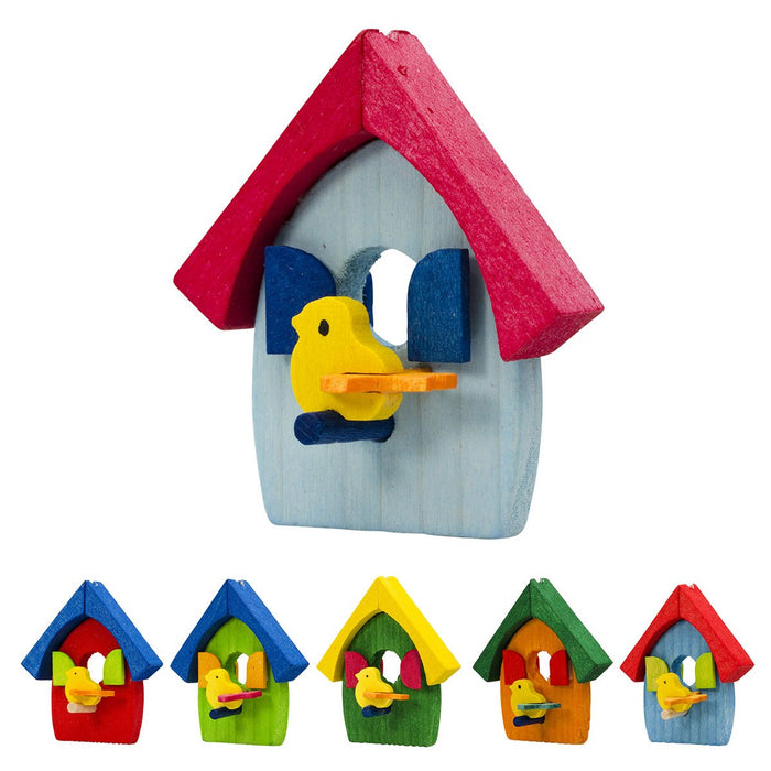 43340 Graupner Tree Ornament Bird House Set of 6 01