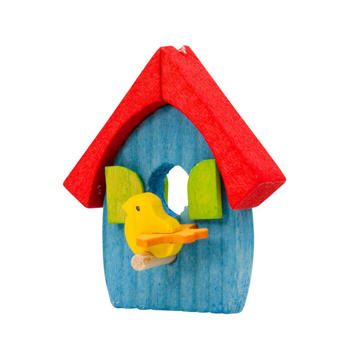 43340 Graupner Tree Ornament Bird House Set of 6 08