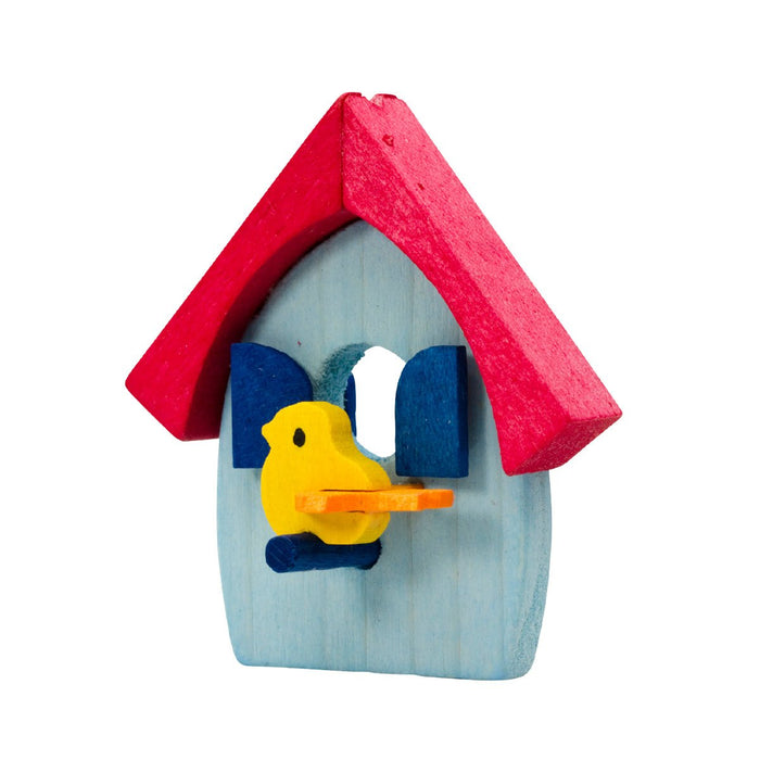  43342 Graupner Tree Ornament Bird House Light Blue