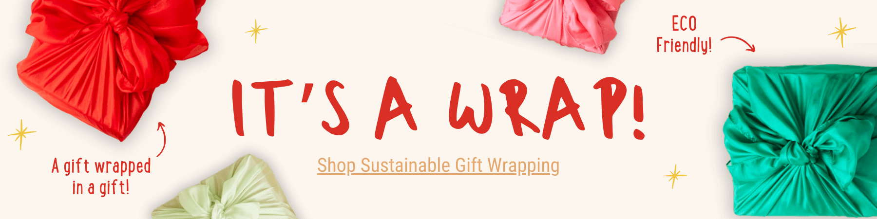 Sustainable gift wrapping with play silks from Oskar's Wooden Ark in Australia