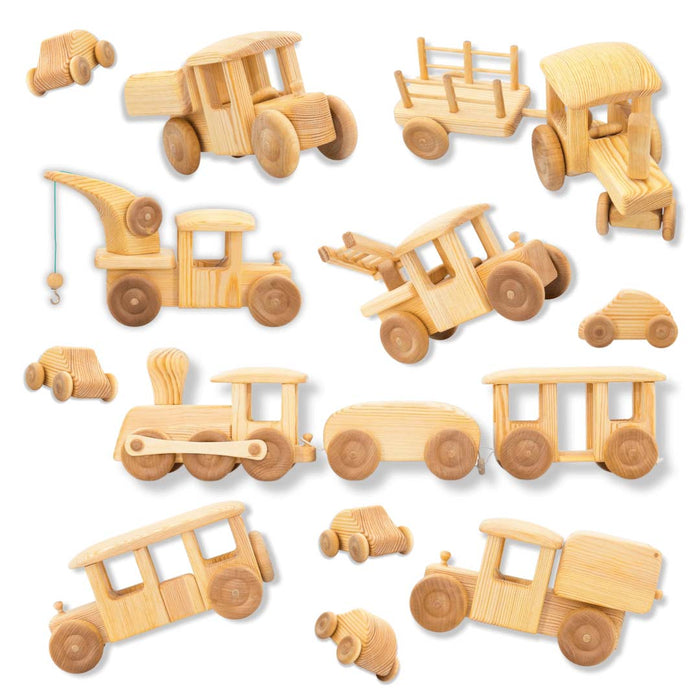 Debresk Wooden Vehicles Bundle