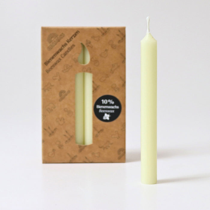 Grimm's Candles Amber 10% Beeswax Pack of 12 (2023)