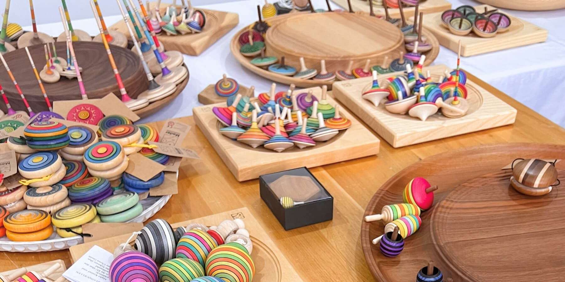 Mader Spinning Tops & Traditional Wooden Toys collection at Oskar's Wooden Ark in Australia