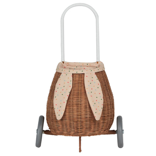 OEKLUG-BUN-NA-O Olli Ella Rattan Bunny Luggy with Lining - Gumdrop