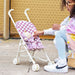 OETDLASOL-PL-O Olli Ella Sollie Stroller - Plum Check