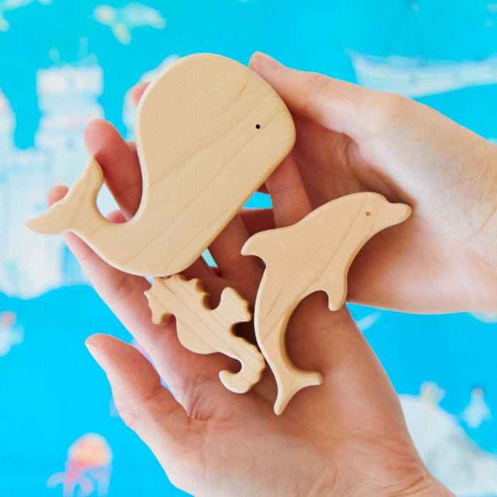 SS-12306 Sarah's Silks Wooden Dolphin