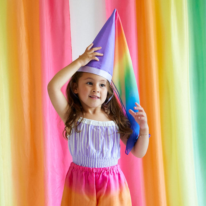 SS-312405 Sarah's Silks Circus Hat - Rainbow