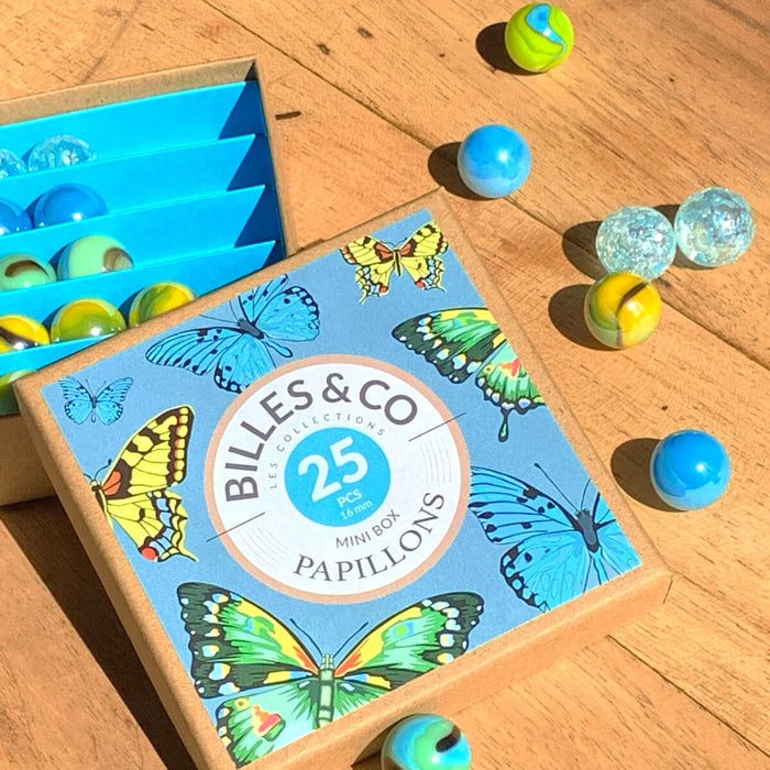 MINIBOX-03 Billes & Co. Marbles Mini Box - Butterfly