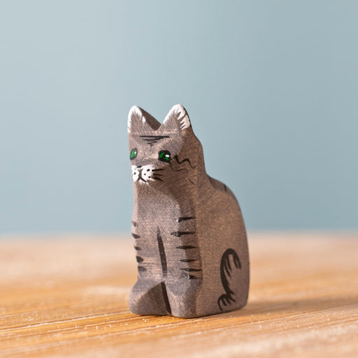 BumbuToys Handcrafted Wooden Cat from Australia