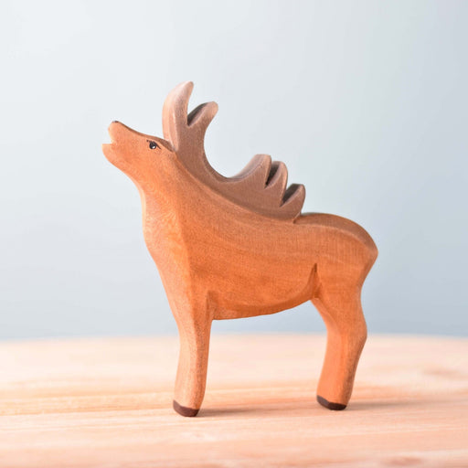 BumbuToys Handcrafted Wooden Animal Deer Stag from Australia