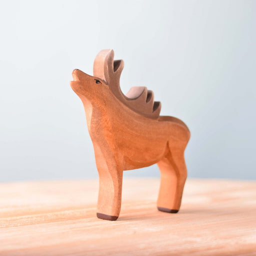 BumbuToys Handcrafted Wooden Animal Deer Stag from Australia