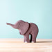 BumbuToys Handcrafted Wooden Animal African Baby Elephant from Australia