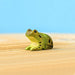 BumbuToys Handcrafted Wooden Frog Animal for Small World Play from Australia