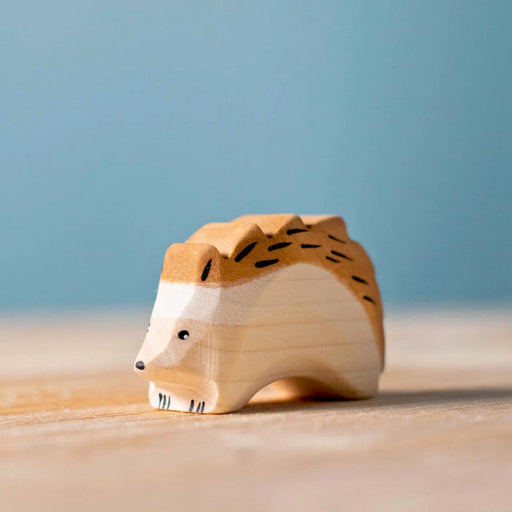 BumbuToys Handcrafted Wooden Animal Hedgehog from Australia 