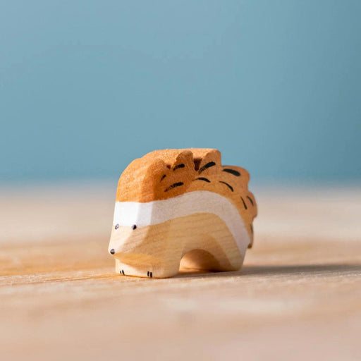 BumbuToys Handcrafted Wooden Animal Small Hedgehog from Australia