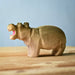 BumbuToys Handcrafted Wooden Animal Hippo for Small World Play from Australia