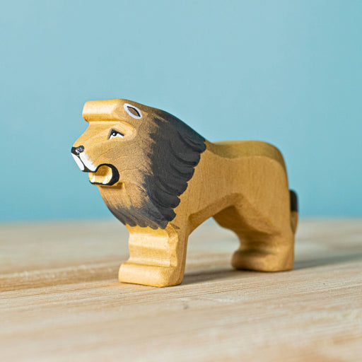 BumbuToys Handcrafted Wooden Animal Lion from Australia