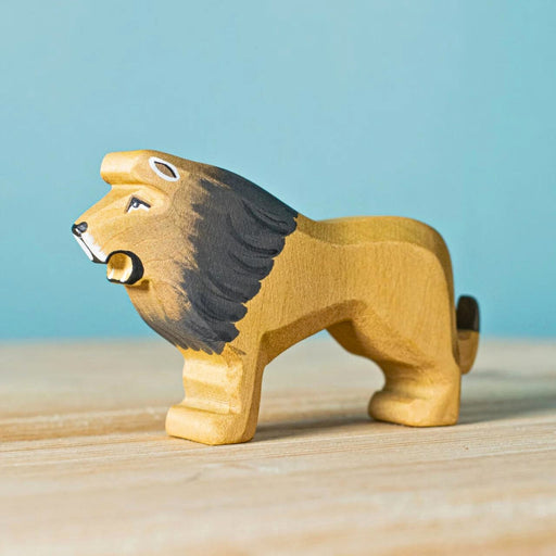 BumbuToys Handcrafted Wooden Animal Lion from Australia