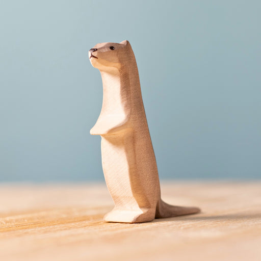 BumbuToys Handcrafted Wooden Animal Otter Standing from Australia