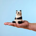 Handcrafted Wooden Animal Figure Panda Bear for Small World Play from Australia