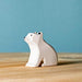 BumbuToys Handcrafted Wooden Animal Polar Bear Baby Sitting from Australia