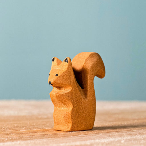 BumbuToys Handcrafted Wooden Animal Squirrel from Australia