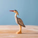 BumbuToys Handcrafted Wooden Bird Grey Heron from Australia