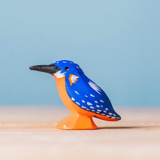 BumbuToys Handcrafted Wooden Bird Kingfisher from Australia
