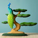BumbuToys Handcrafted Wooden Bird Peacock from Australia