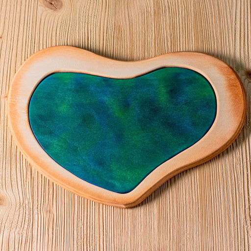 BumbuToys Handcrafted Wooden Figure Heart Lake from Australia