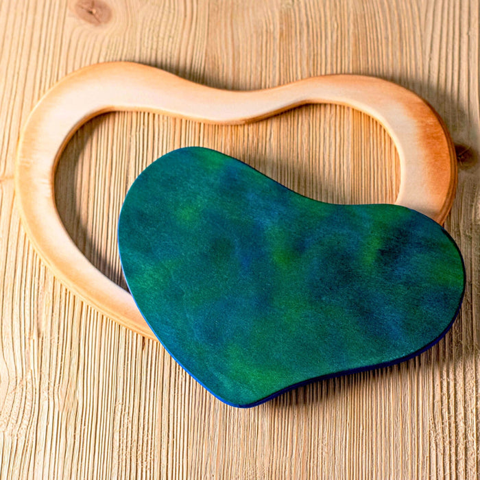 BumbuToys Handcrafted Wooden Heart Lake Set from Australia