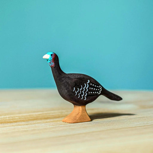 BumbuToys Handcrafted Wooden Bird Turkey Hen from Australia