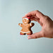 BumbuToys Handcrafted Wooden Christmas Figure Gingerbread Cookie Girl for Small World Play from Australia