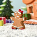 BumbuToys Handcrafted Wooden Christmas Figure Gingerbread Cookie Girl for Small World Play from Australia