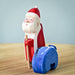 BumbuToys Handcrafted Wooden Christmas Figure Santa Claus for Small World Play from Australia