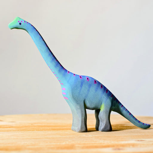 BumbuToys Handcrafted Wooden Dinosaur Brontosaurus Big from Australia