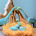 BumbuToys Handcrafted Wooden Dinosaur Eggs Brontosaurus Set of 3 for Small World Play from Australia