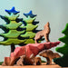 BumbuToys Handcrafted Wooden Landscape Howlstone Cliff Edge from Australia in a small-world play setting