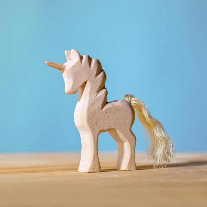 BumbuToys Natural Handcrafted Wooden Unicorn from Australia