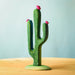 BumbuToys Handcrafted Wooden Plant Figure Mexican Cactus for Small World Play from Australia