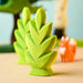 BumbuToys Handcrafted Wooden Plant Figure Thuja Shrub for Small World Play from Australia