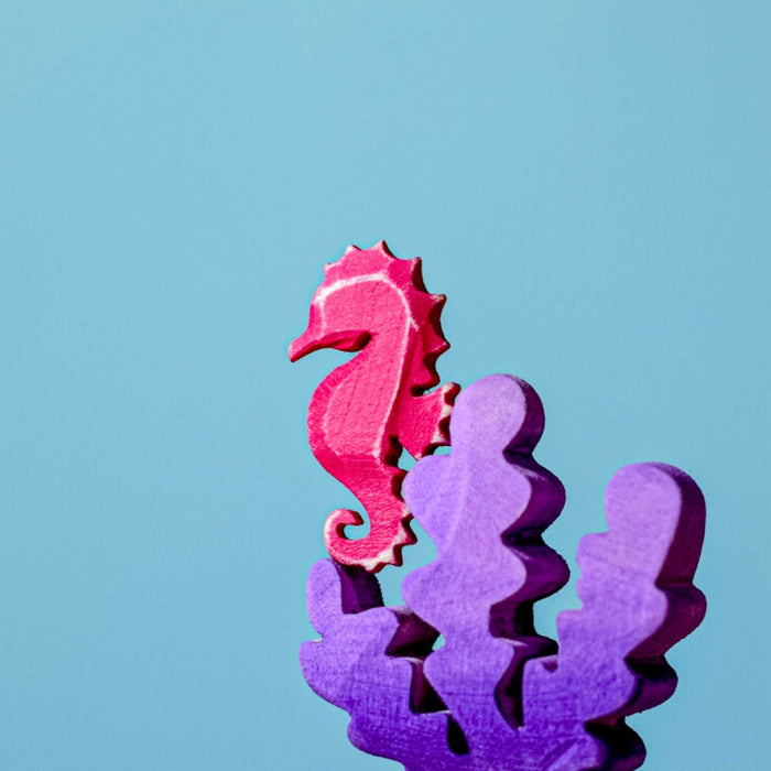 BumbuToys Handcrafted Wooden Seahorse from Australia