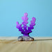 BumbuToys Handcrafted Wooden Sea Creature Figure Purple Seaweed from Australia
