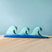 BumbuToys Handcrafted Wooden Seascape Figures Ocean Waves Set of 3 from Australia